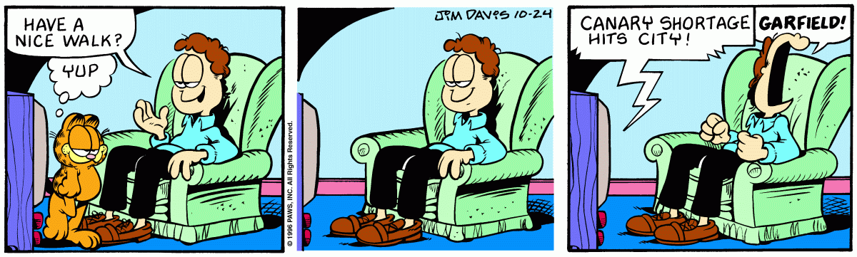Garfield, October 24, 1996