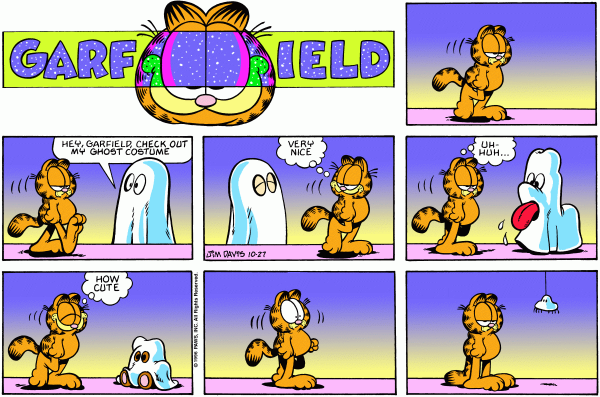 Garfield, October 27, 1996
