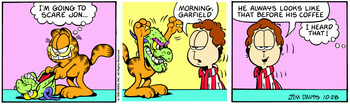 Garfield, October 28, 1996
