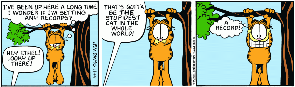 Garfield, November 14, 1996