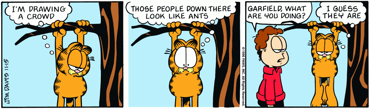 Garfield, November 15, 1996