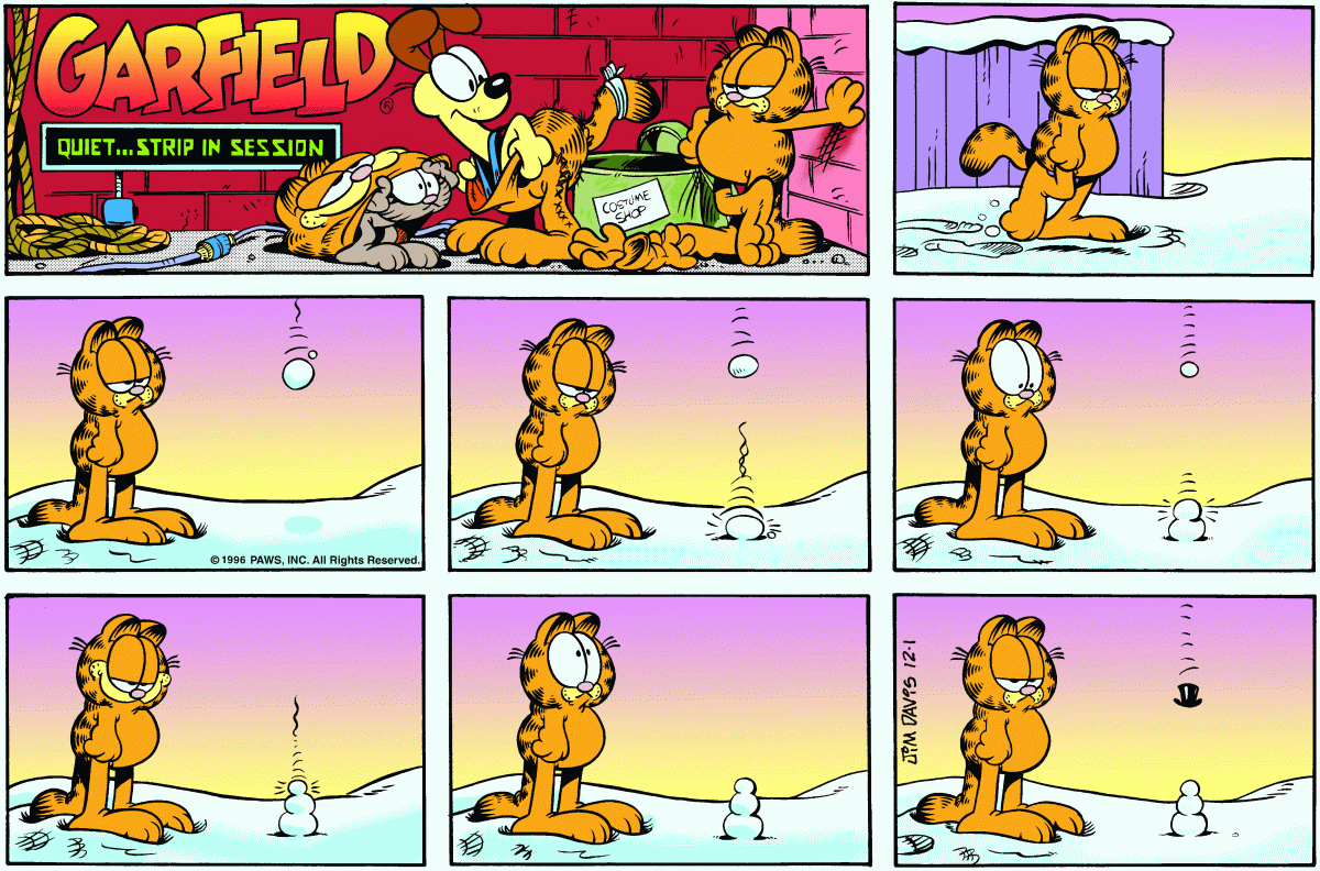 Garfield, December 1, 1996
