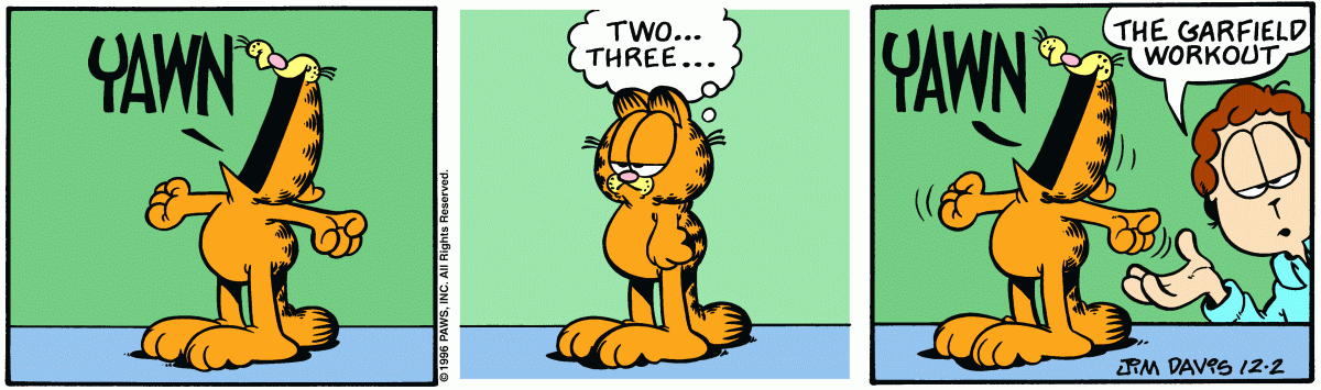 Garfield, December 2, 1996