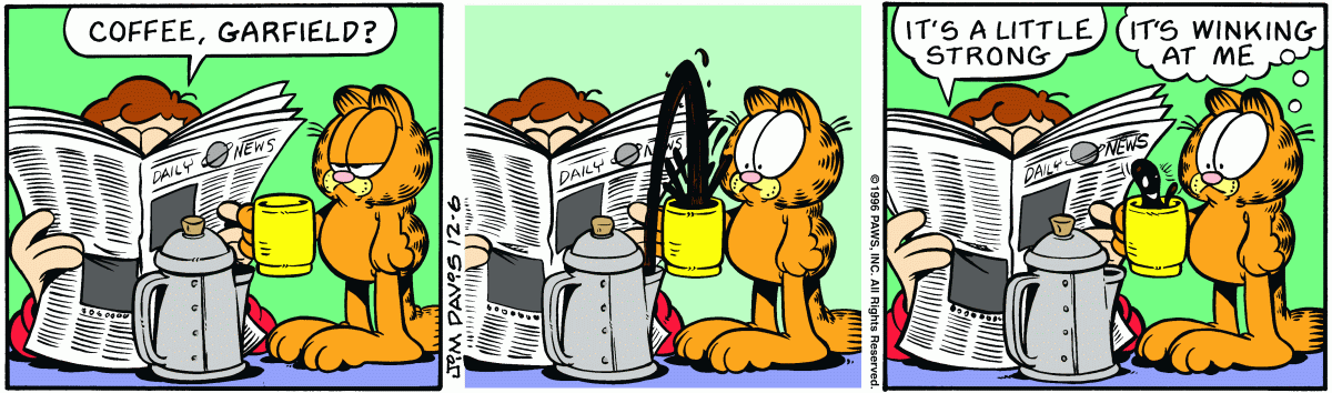 Garfield, December 6, 1996