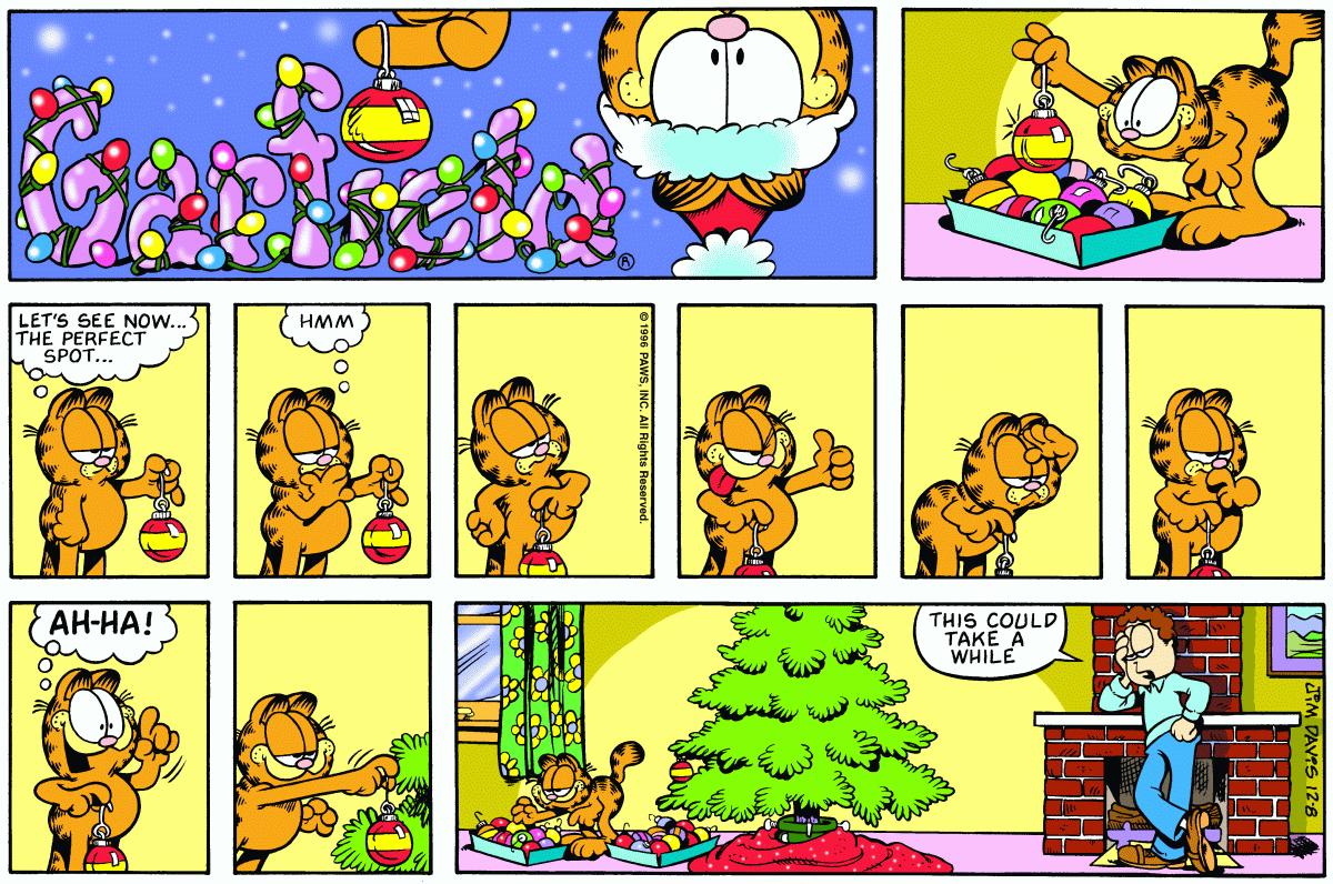 Garfield, December 8, 1996