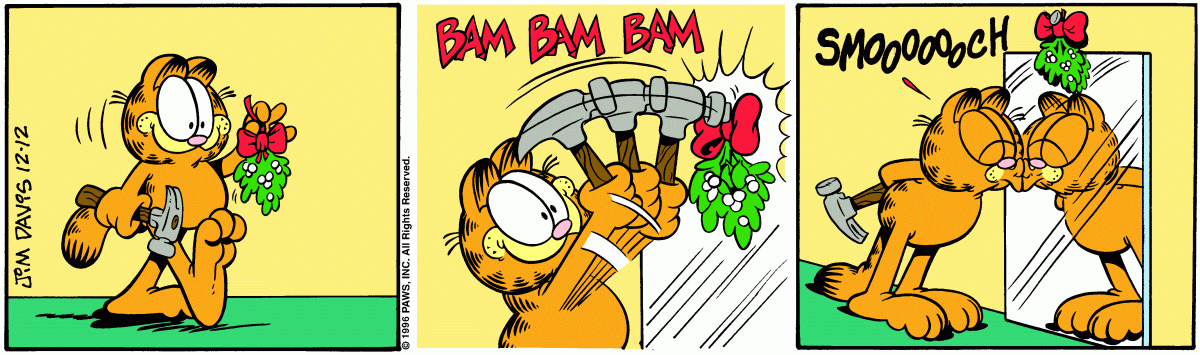 Garfield comic strip for Thursday, December 12, 1996