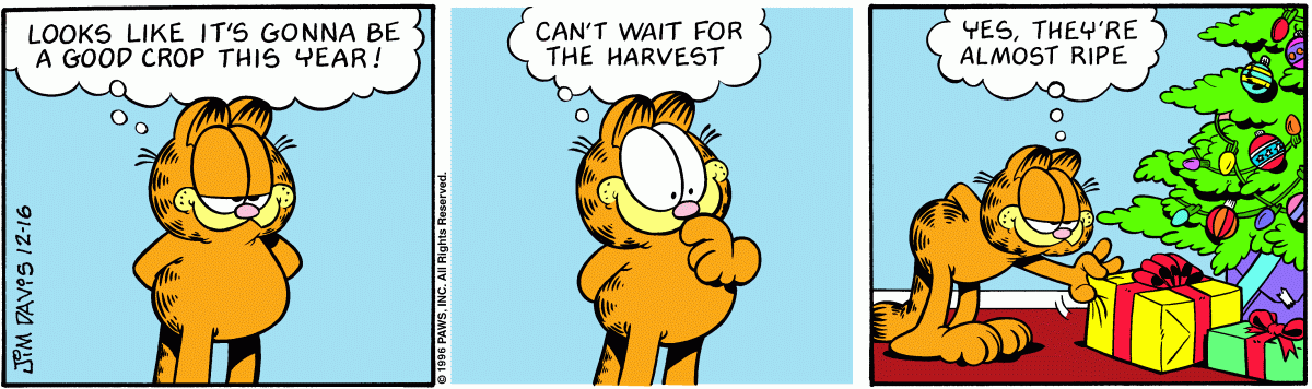 Garfield, December 16, 1996