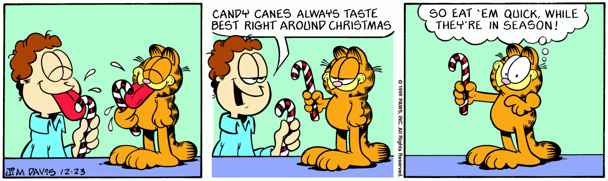 Garfield, December 23, 1996