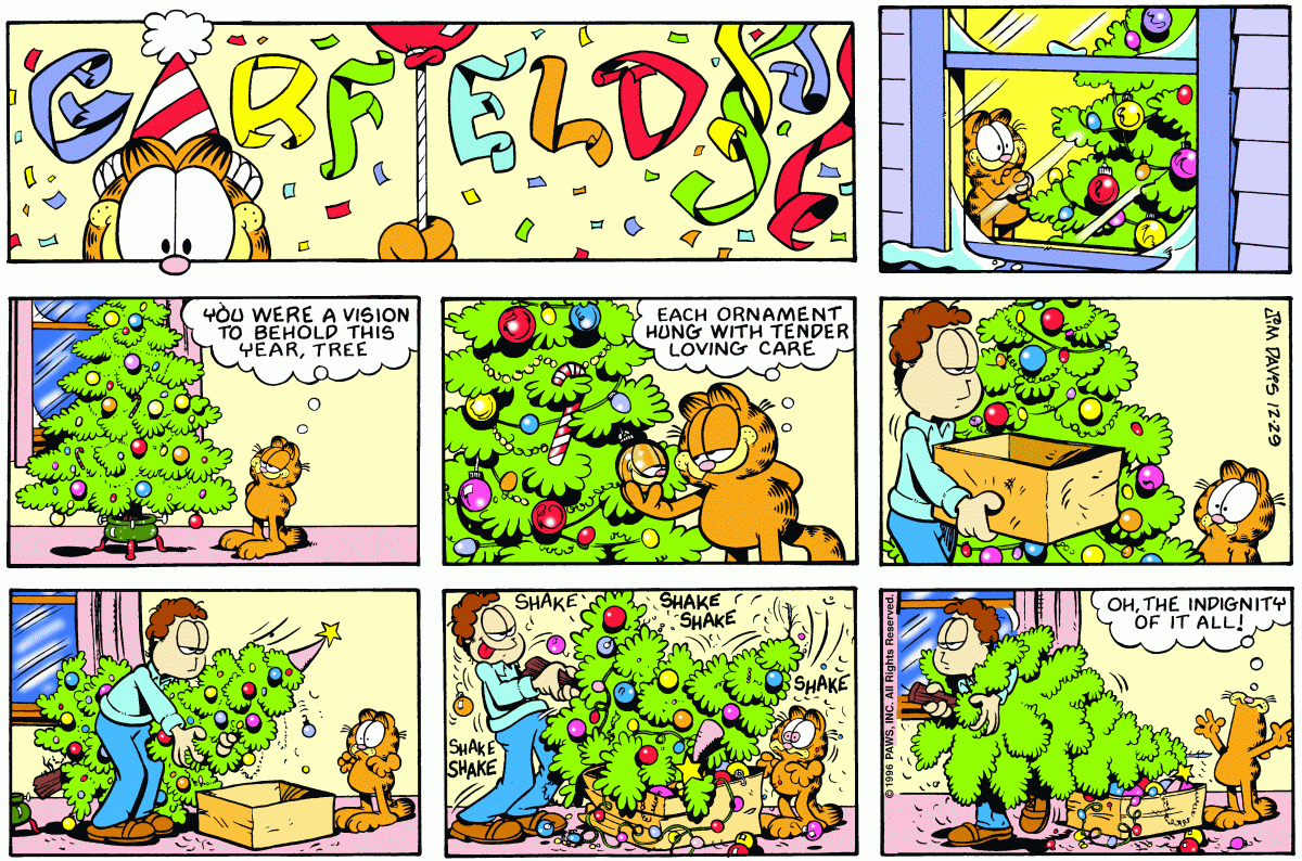 Garfield, December 29, 1996