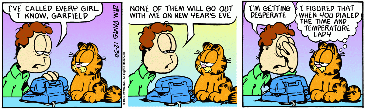 Garfield, December 30, 1996