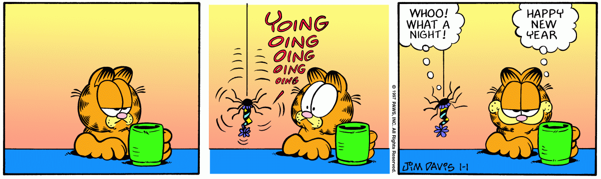 Garfield, January 1, 1997