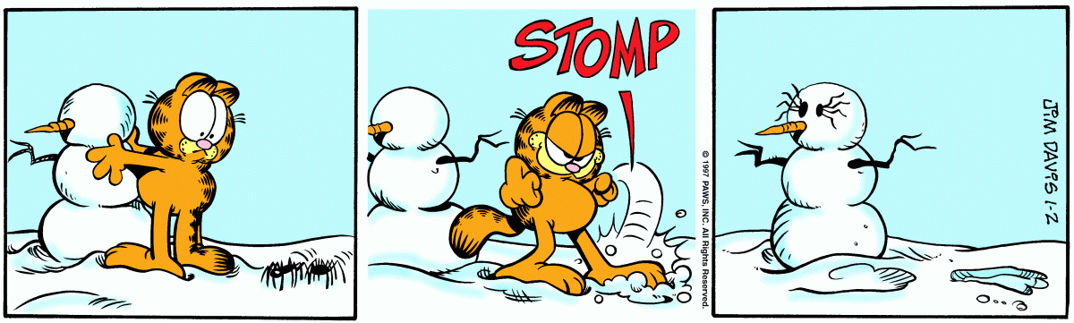 Garfield comic strip for Thursday, January 2, 1997
