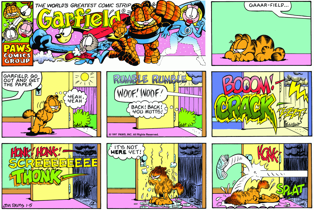 Garfield, January 5, 1997