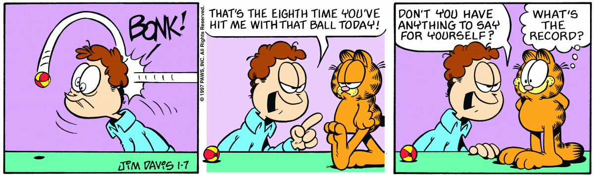Garfield, January 7, 1997