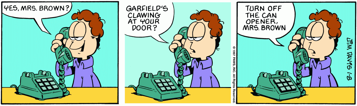 Garfield, January 8, 1997