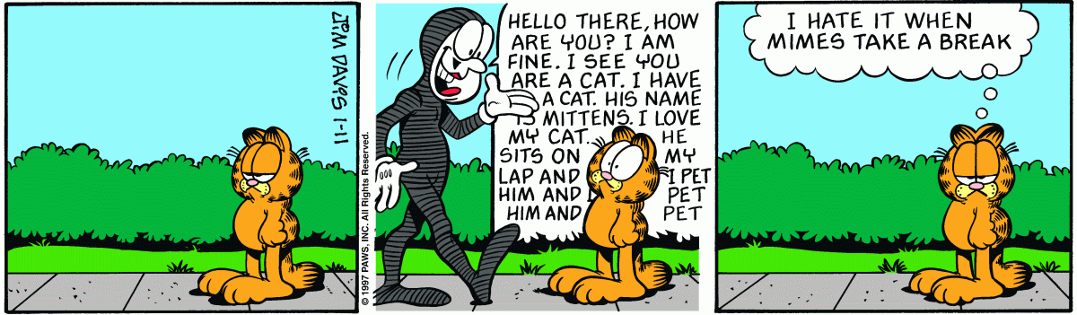 Garfield, January 11, 1997