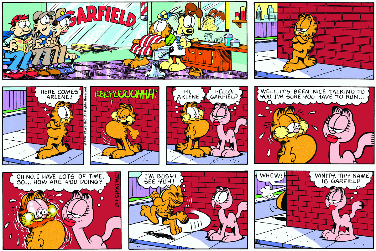 Garfield, January 12, 1997
