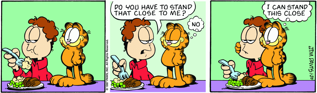 Garfield, January 20, 1997