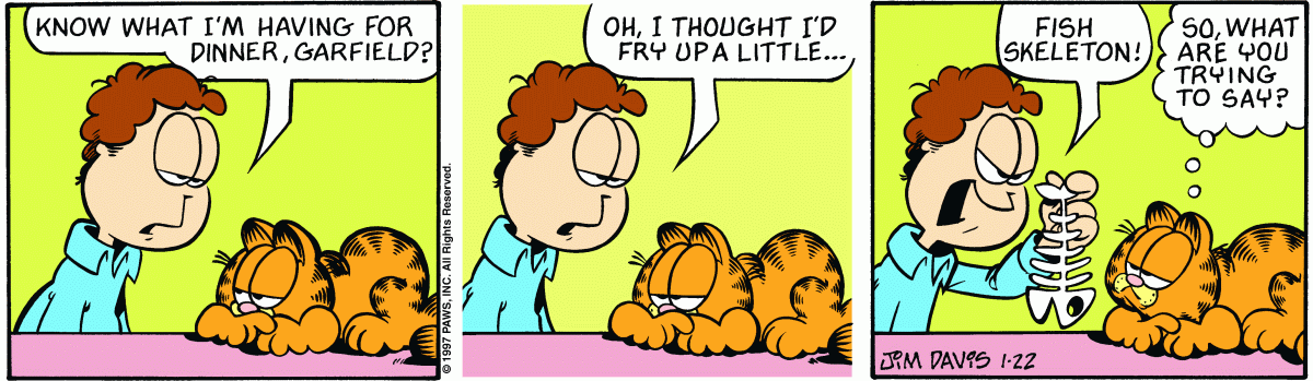 Garfield, January 22, 1997