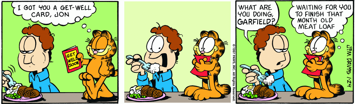 Garfield, January 24, 1997