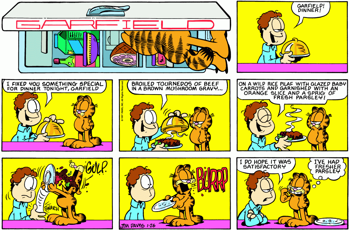Garfield, January 26, 1997