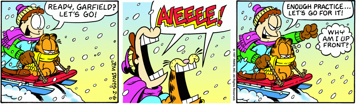 Garfield, February 6, 1997