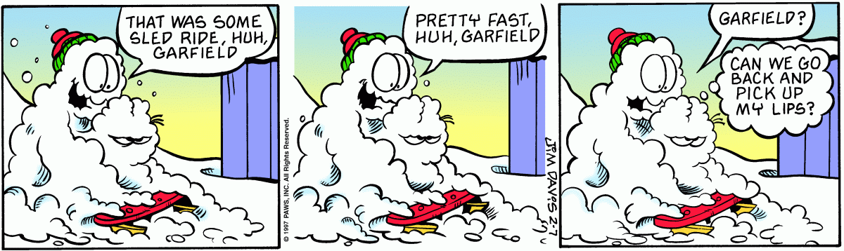 Garfield, February 7, 1997