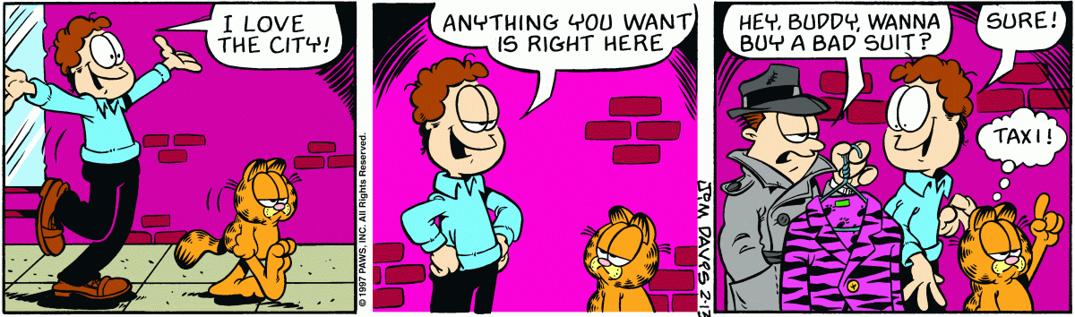 Garfield, February 13, 1997