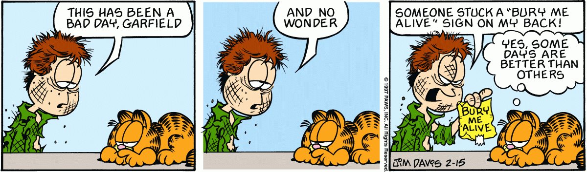 Garfield, February 15, 1997
