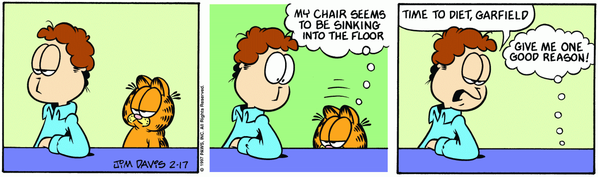 Garfield, February 17, 1997