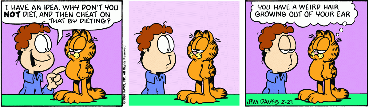 Garfield, February 21, 1997