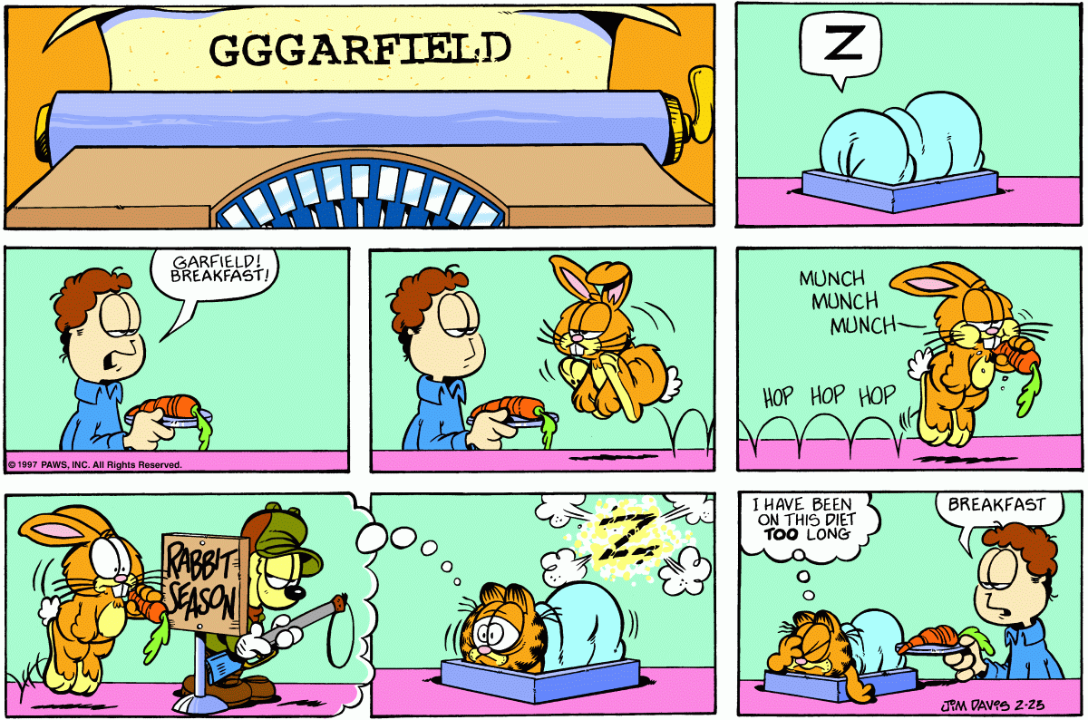 Garfield, February 23, 1997