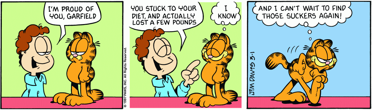 Garfield, March 1, 1997