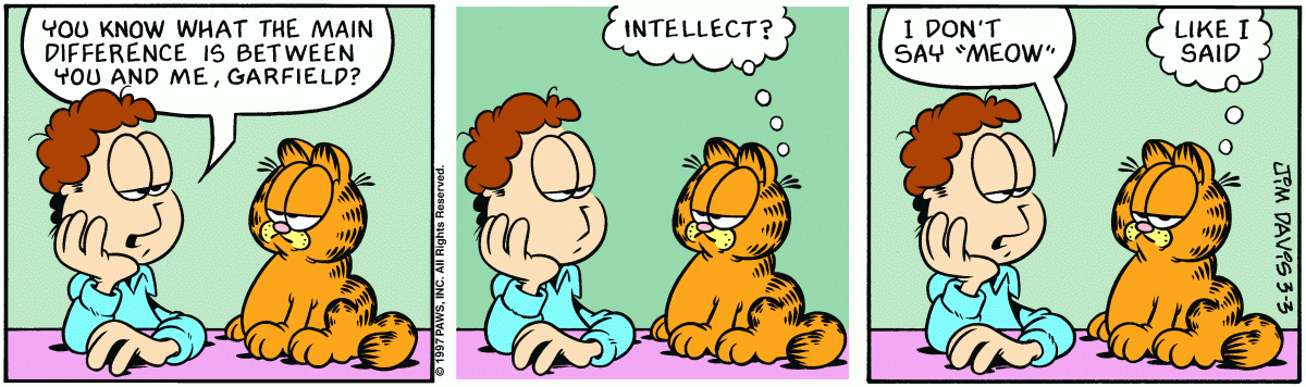 Garfield, March 3, 1997