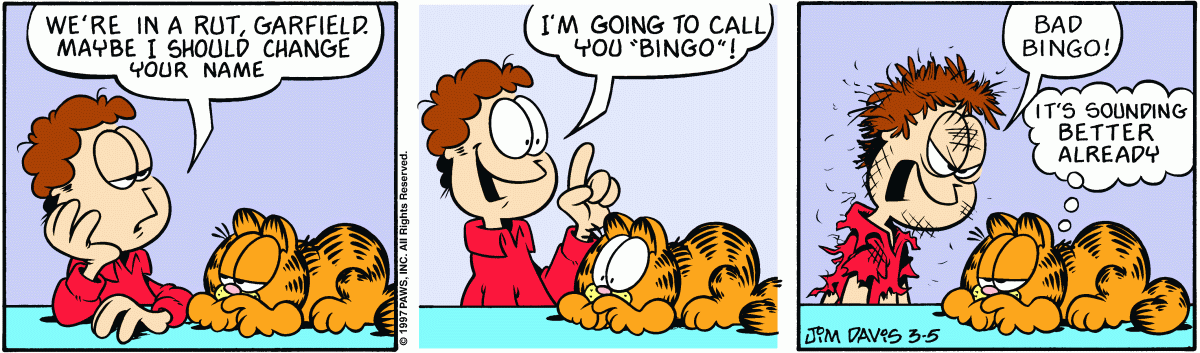 Garfield, March 5, 1997