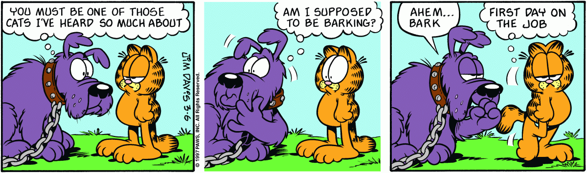 Garfield, March 6, 1997