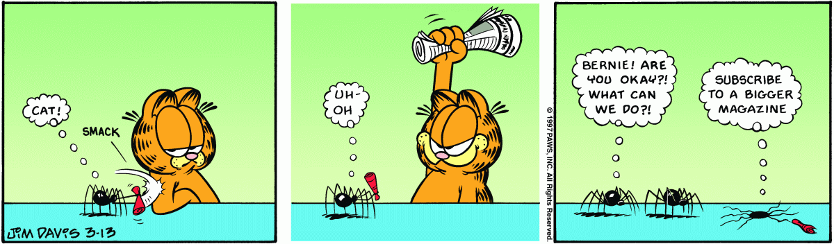 Garfield, March 13, 1997