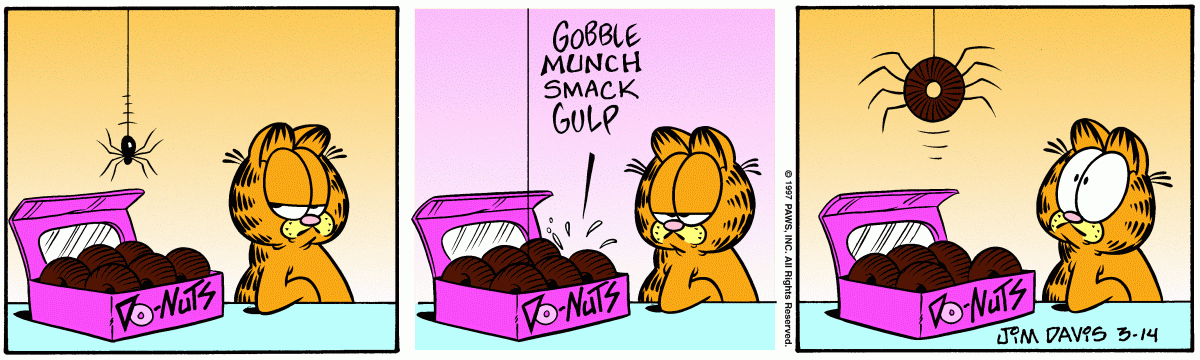 Garfield comic strip for Friday, March 14, 1997