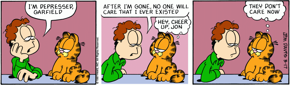 Garfield, March 17, 1997