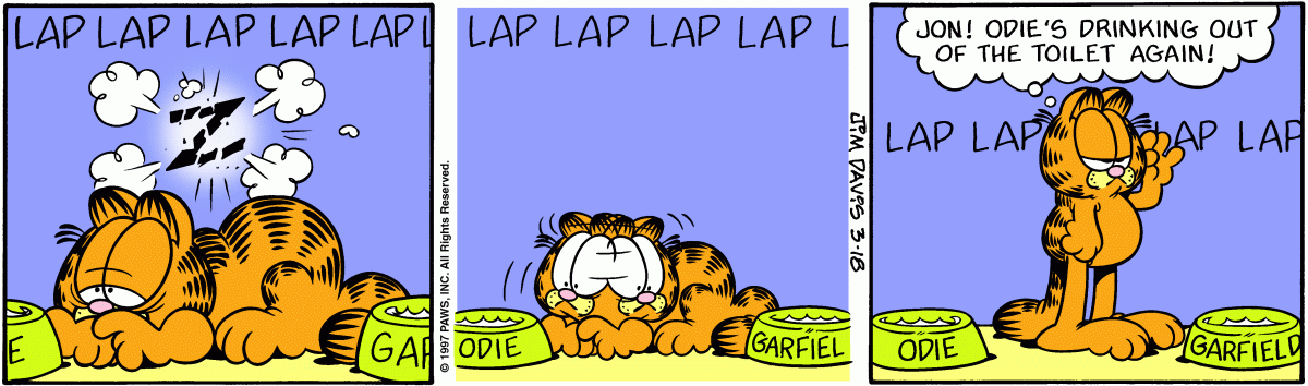 Garfield, March 18, 1997