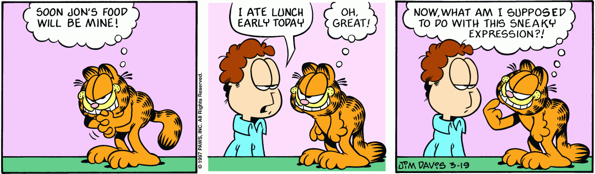 Garfield, March 19, 1997