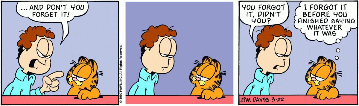Garfield, March 22, 1997