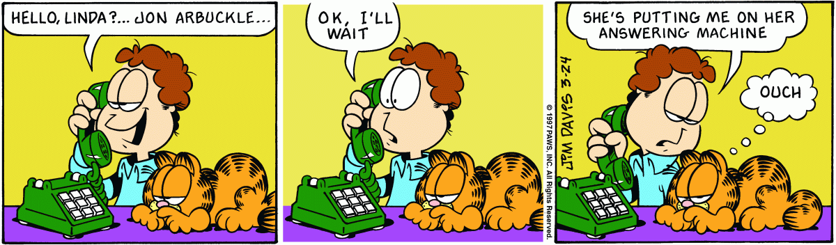 Garfield, March 24, 1997