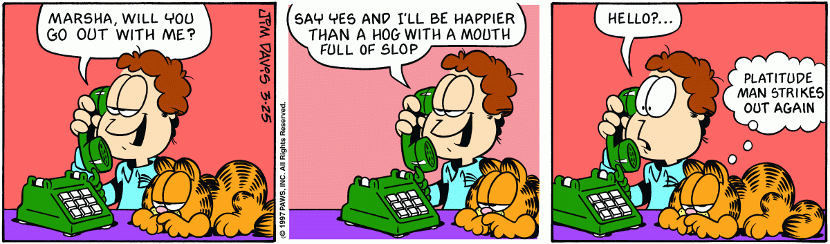 Garfield, March 25, 1997