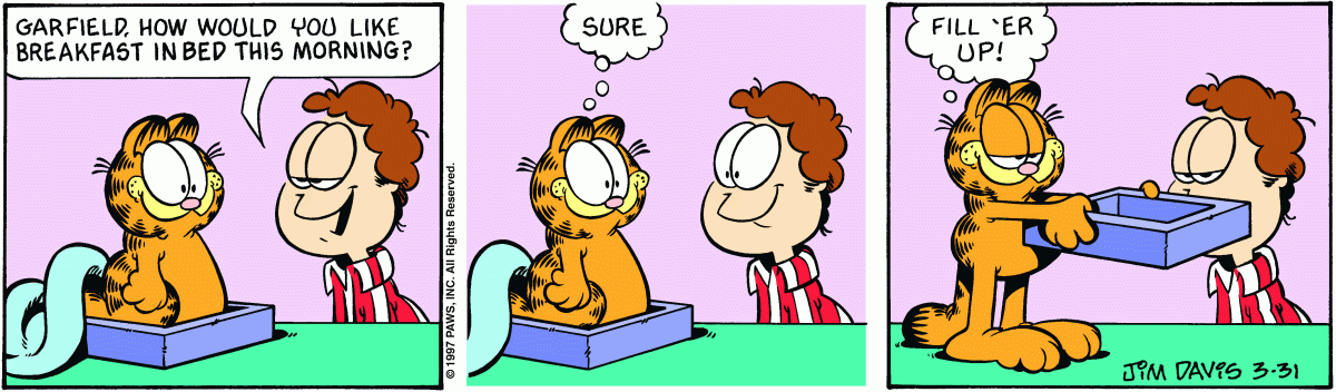 Garfield, March 31, 1997