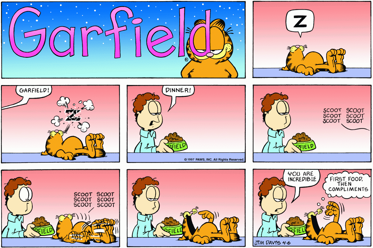 Garfield, April 6, 1997