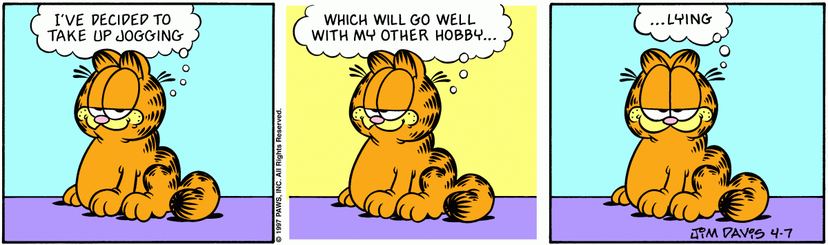 Garfield, April 7, 1997