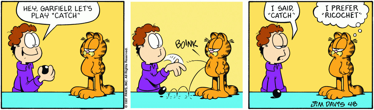 Garfield, April 8, 1997