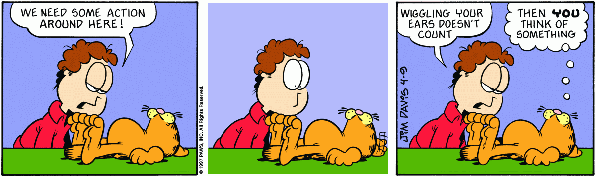 Garfield, April 9, 1997