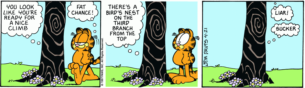 Garfield, April 21, 1997